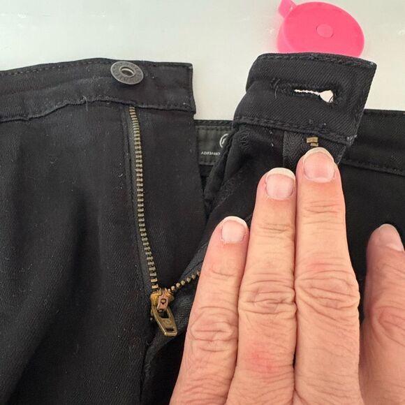 AG Adriano Goldschmied Black "The Middi Ankle" mid-rise legging ankle 27R - Picture 9 of 9